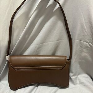 PrettyLittleThing Chic Brown Shoulder Bag